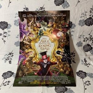 Alice through the looking glass promo poster